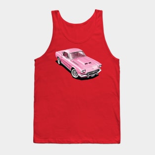 Pink Classic Barbie Car Tank Top